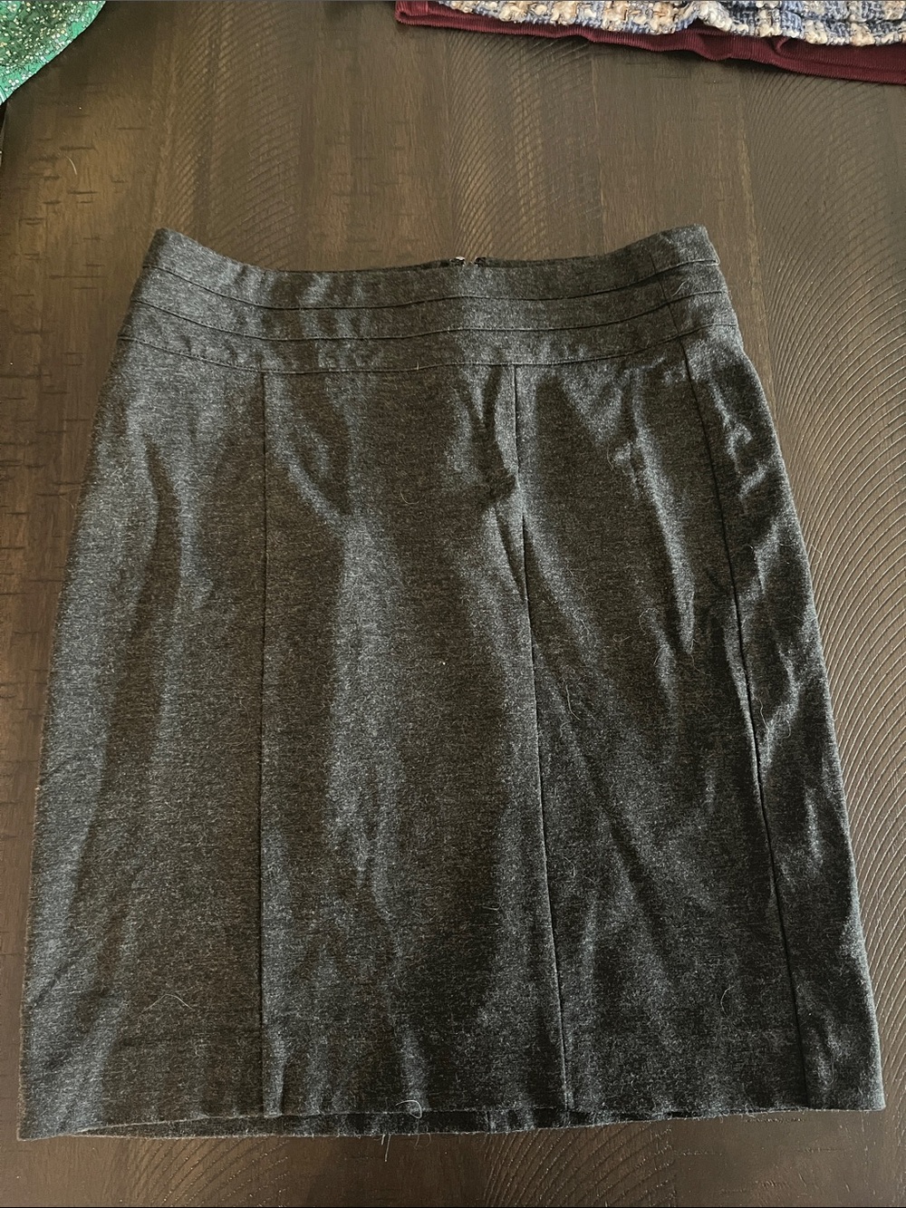 CAbi Black Pencil Skirt with Subtle Paneling